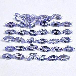 TANZANITE ACCENT STONES - 35 PIECE LOT!