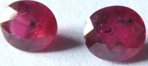 GENUINE RUBIES - 2 PIECE LOT!
