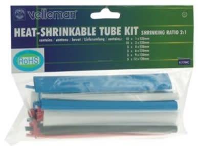 Heat Shrinkable Tube Kit - 40pcs- MULTICOLOUR