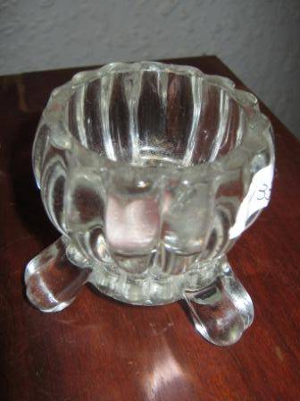 ? VINTAGE GLASS CANDLE HOLDER ~HAVE A LOOK!!!