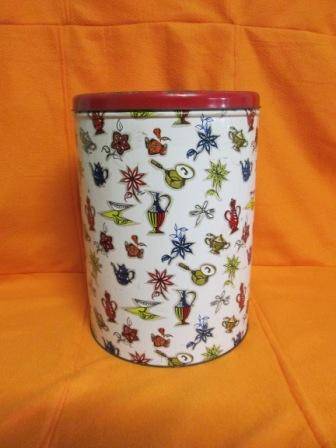 ROUND , TALL OLD BISCUIT TIN~ IN USED CONDITION~ HAVE A LOOK!!!!!!!