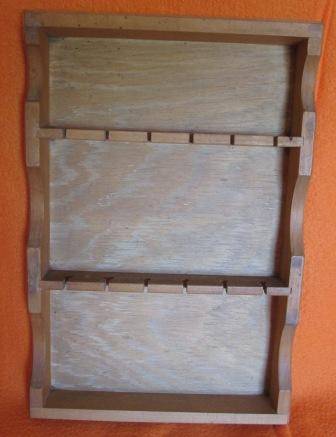 WOODEN SPOON RACK~NO CHIPS OR CRACKS: HAVE A LOOK!!!