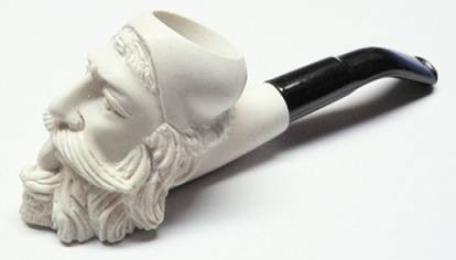 Hand Carved 5" Meerschaum Pipe (See Pic)