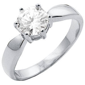 ** Read B4 Bidding ** 2.25ctw Diamond ZrO2 Ring / Size 9