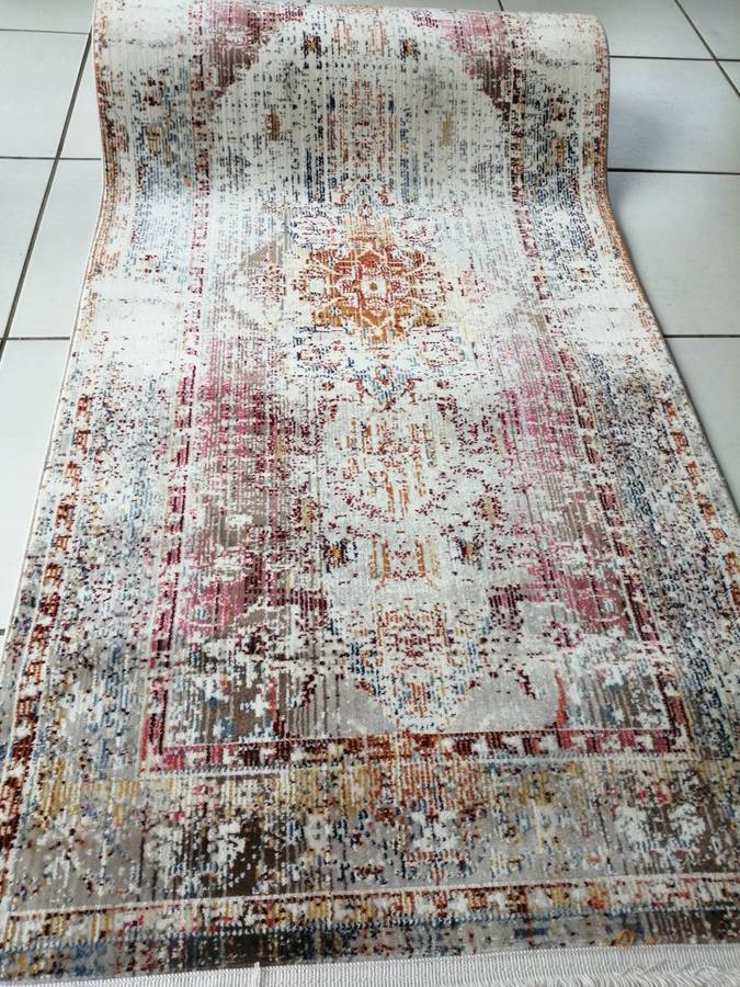 Beautiful , Vibrant , Modern , Excellent Quality Turkish Carpet 4M Runner