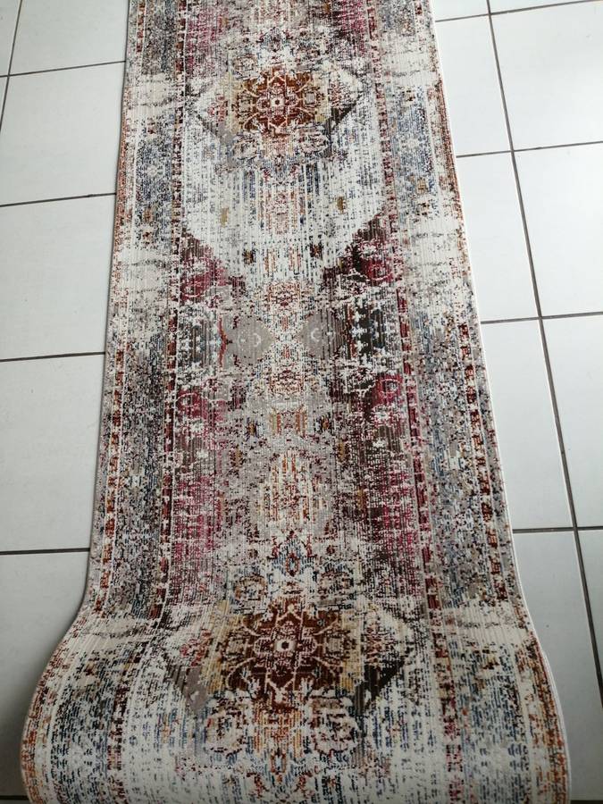 Beautiful , Vibrant , Modern , Excellent Quality Turkish Carpet 4M Runner