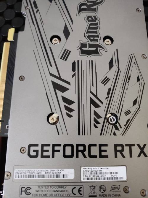 Palit GeForce RTX 3070 Ti GameRock OC 8GB GDDR6X Gaming Graphics Card