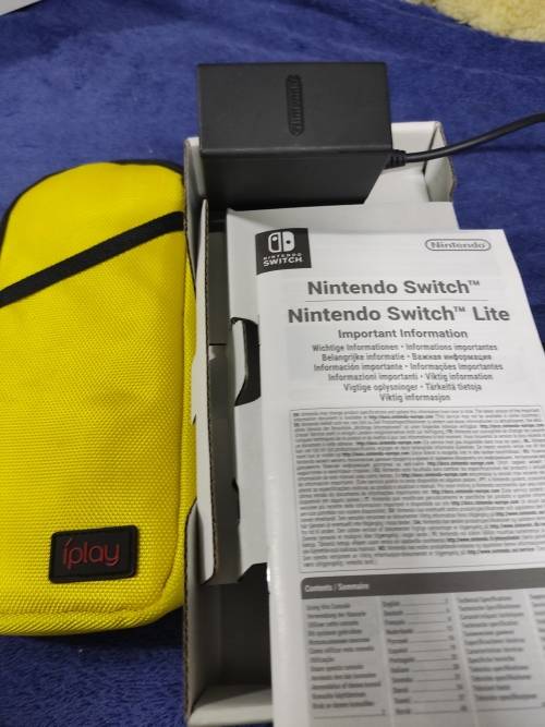 Nintendo Switch Lite and All Accessories