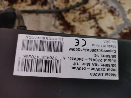 KSTAR Powercom 2000VA/1200w UPS