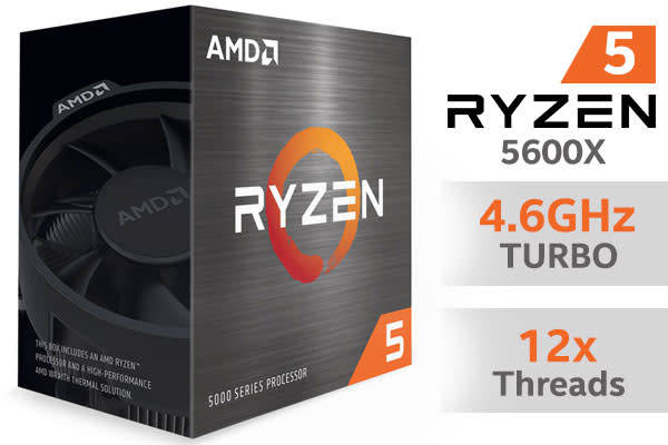 Ryzen 5 5600X Gaming PC with RTX 3070 8GB & 32GB RAM + K&M