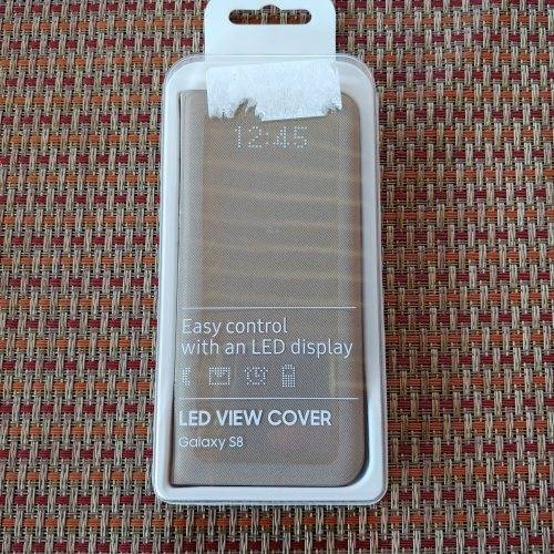 Samsung Galaxy S8 Led view cover - Gold (Original & Factory Sealed)