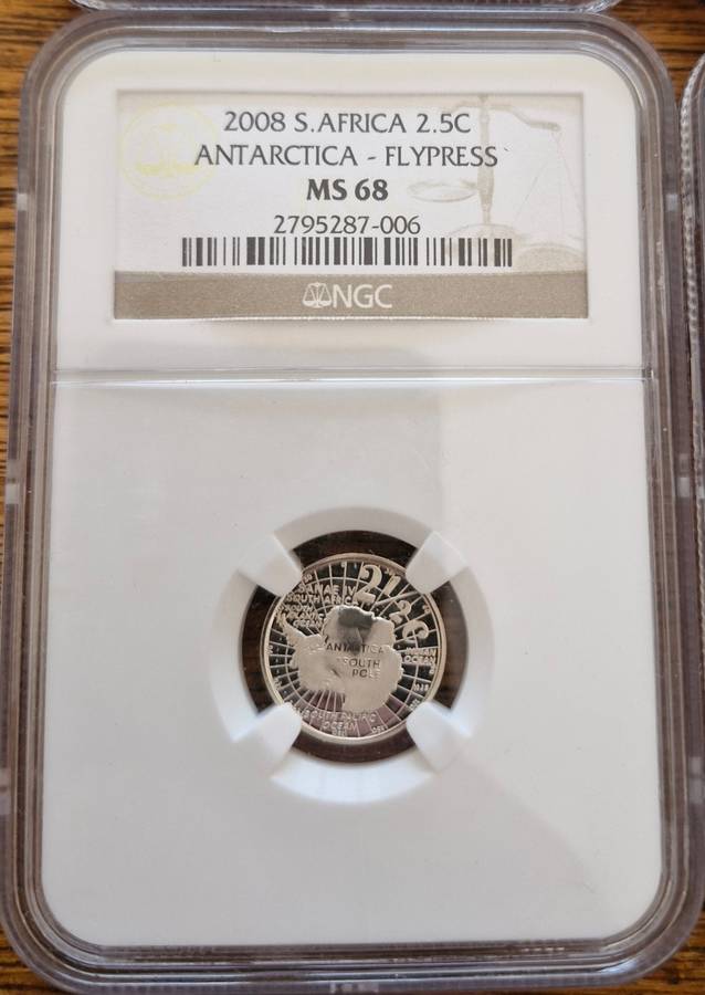 2003-2015 Silver Fly Press Tickey 2 1/2c Set NGC graded PF70UC