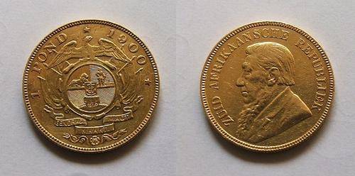 1900 ZAR Kruger Pond High Grade - Low Mintage