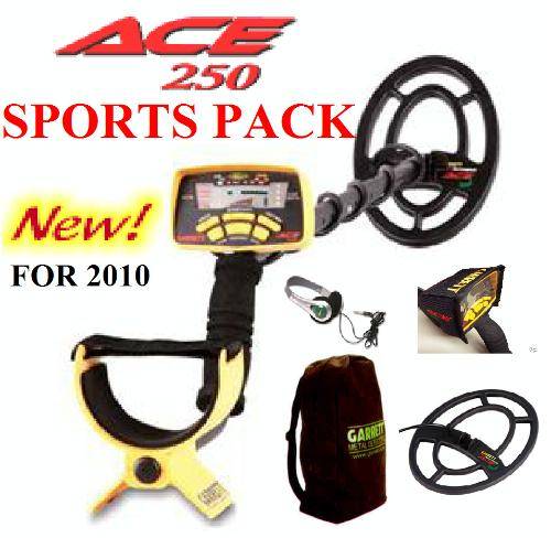 Garrett Ace 250  Deluxe Sports Pack