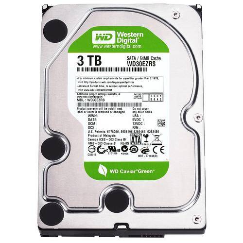 Western Digital WD30EZRSDTL 3TB Caviar Green SATA Hard Drive (SATA 3 Gb/s, 64 MB Cache)
