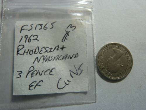 1966 Rhodesia and Nyasaland 3 pence