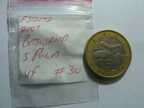 2007 Botswana 5 pula