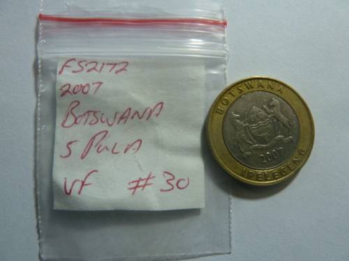2007 Botswana 5 pula