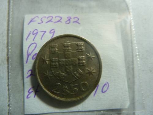 1979 Portugal 2 1/2 escudo