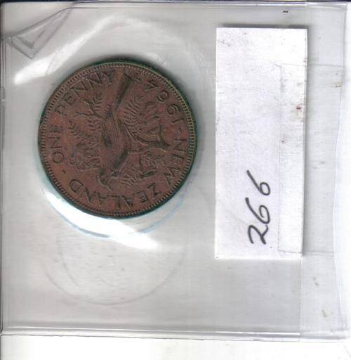 New Zealand 1 Penny 1964