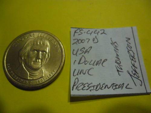 FS-442 2007 United States of America 1 Dollar (Presidential Commemorative Coin)