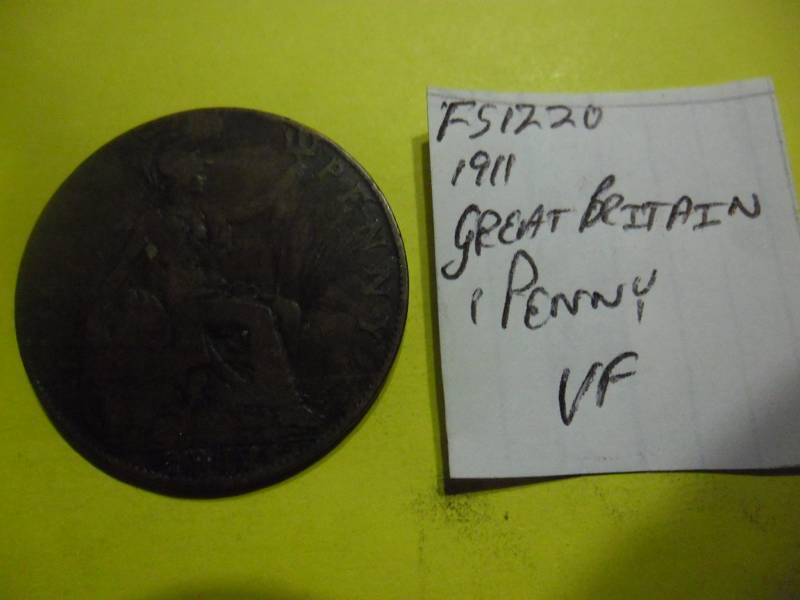 FS1220 1911 Great Britain 1 Penny