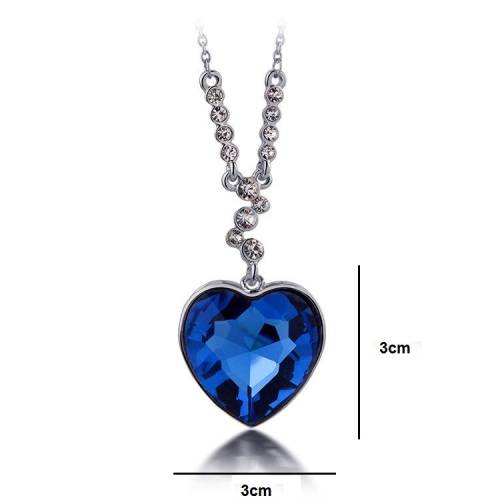 Stunning Heart of the ocean inspired necklace