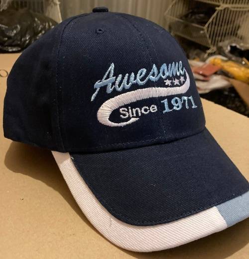 Awesome Since 1971 - Baseball Cap - THE IDEAL 50th BIRTHDAY GIFT!