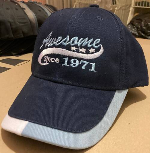 Awesome Since 1971 - Baseball Cap - THE IDEAL 50th BIRTHDAY GIFT!