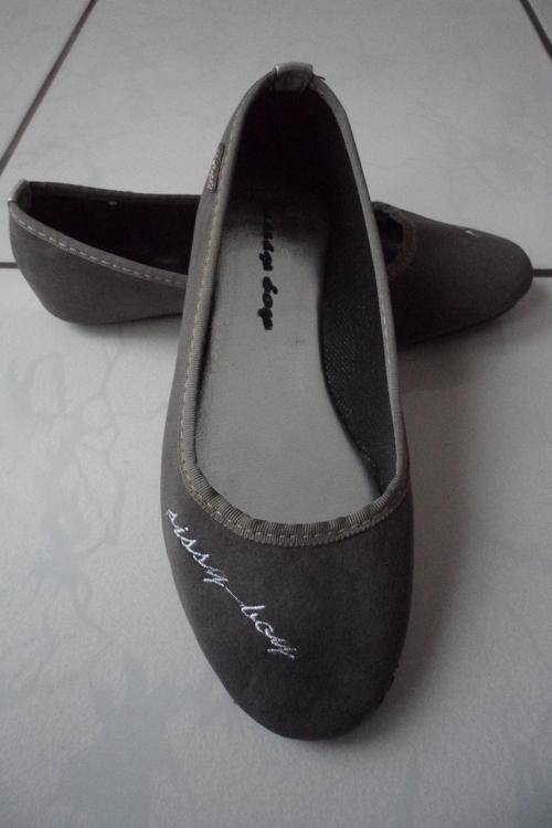 Sissy Boy Ballerina Flats Grey