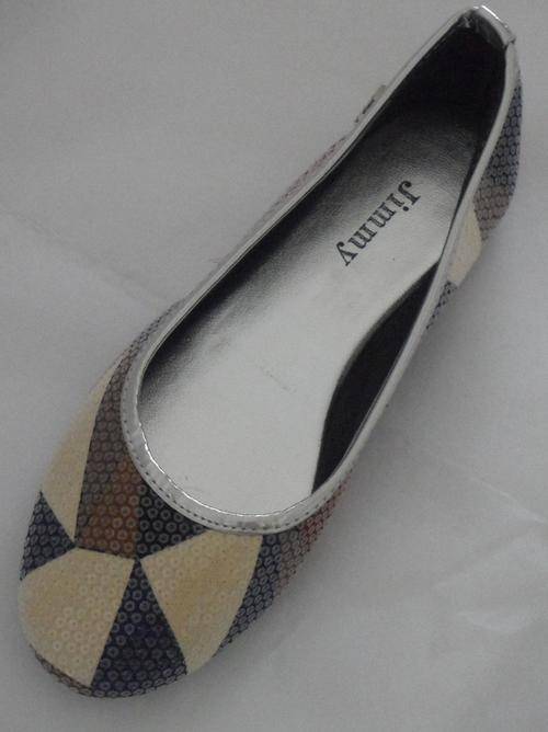 Jimmy Sequined Ballerina Pumps Multi-Coloured