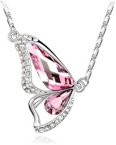 Swarovski Elements Necklace with Butterfly Design!!!