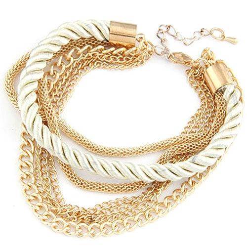 Chain and Rope Bracelet
