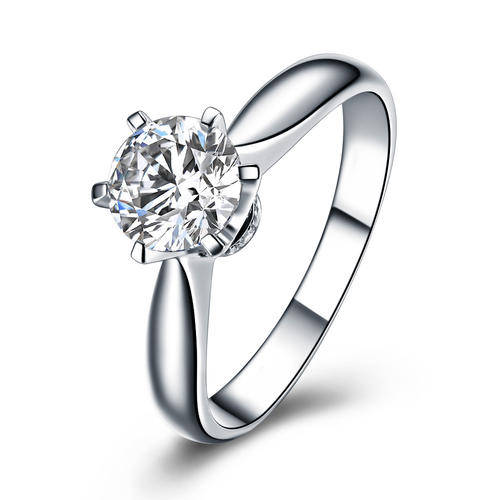 Exclusive 1.20 Carat Simulated Diamond Solitaire Ring. Size 7 / O / 17.35mm .  2 ON AUCTION!!