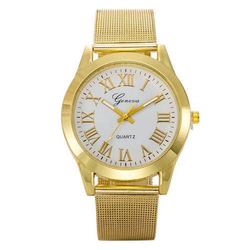 GENEVA Ladies Gold & White Watch