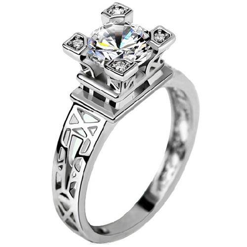 Extraordinary 1.25 Carat Simulated Diamond Ring.  Size 9 / R3/4 ....2 ON AUCTION!!!