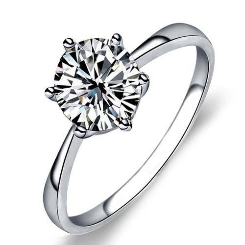 Stunning 0.82 Carat Simulated Diamond Solitaire Ring. 15 on AUCTION!!! Sizes Available: 5; 6; 7; 8