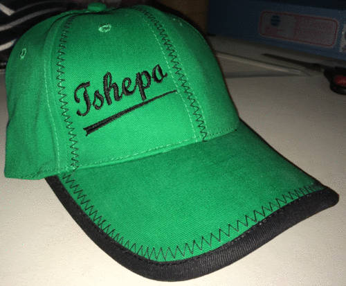 Personalised Embroidered Cap- GREEN - BRAND YOUR OWN NAME!! 20 on Auction!!