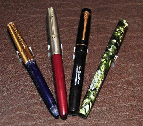 Bunch of fountain Pens