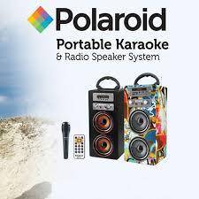 Polaroid portable karaoke speaker