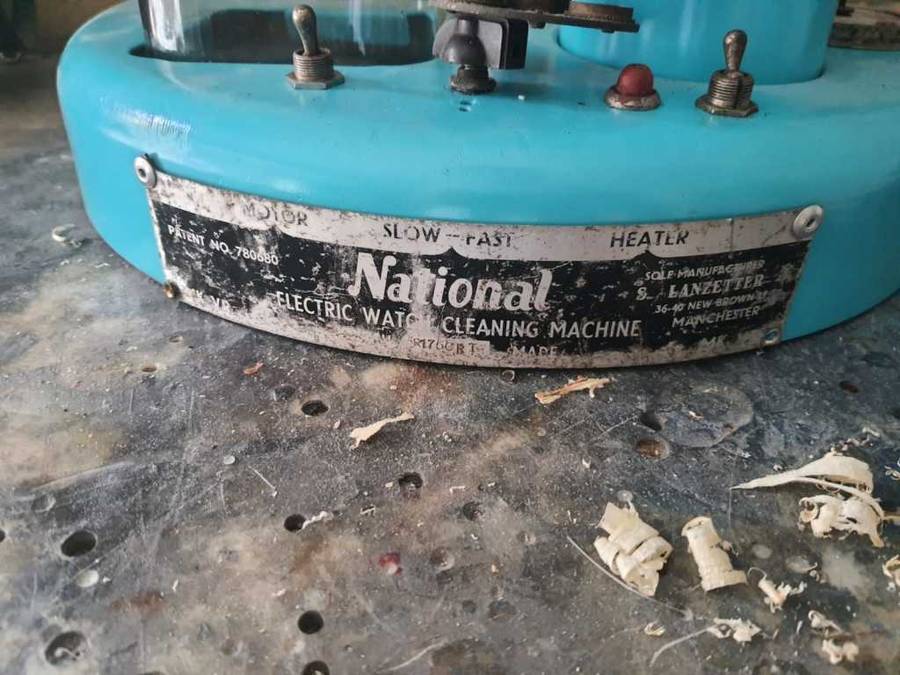 NATIONAL ELECTRIC WATCH CLEANING MACHINE FOR RESTORATION