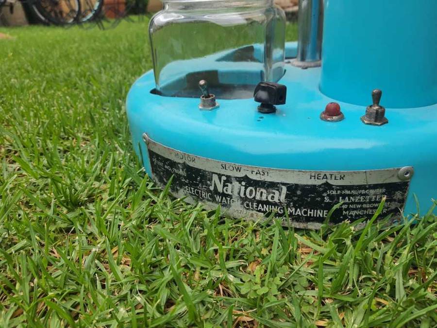 NATIONAL ELECTRIC WATCH CLEANING MACHINE FOR RESTORATION