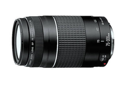 CANON ZOOM LENS EF 75-300 mm Ultrasonic 1:4-5.6 III USM  - AS NEW