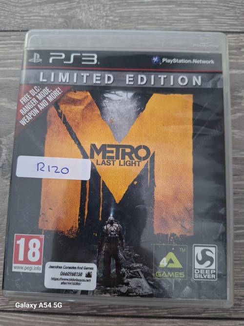 Metro Last Light - Limited Edition (PS3) - NEXT BUSINESS DAY SHIPPING!
