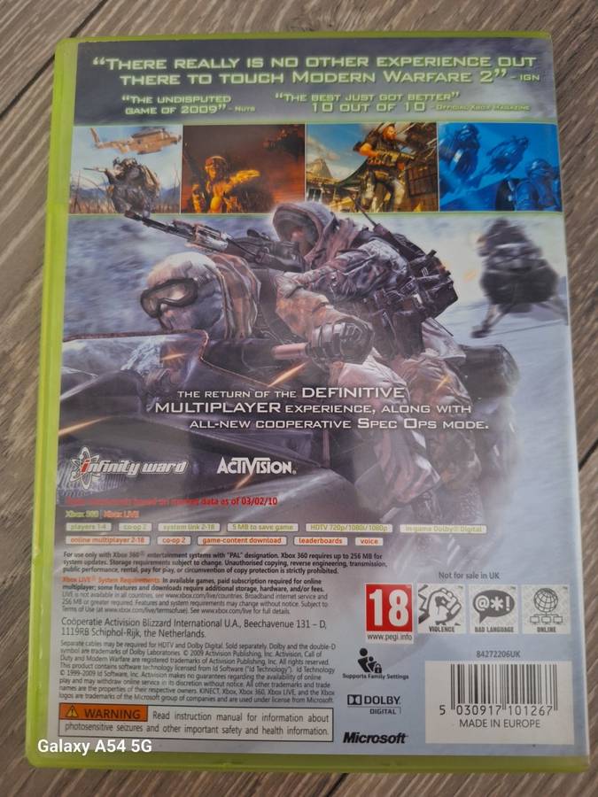 Call Of Duty Modern Warfare 2 (XBOX 360) - NEXT BUSINESS DAY SHIPPING!