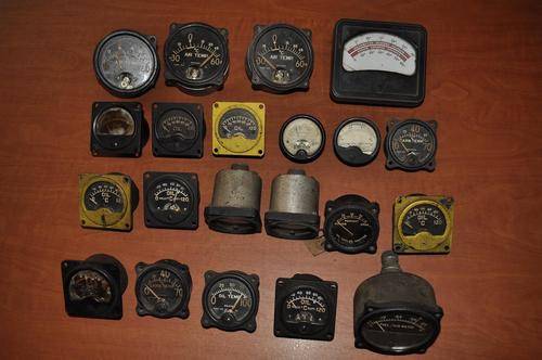 Vintage Aircraft Gauges - Various X 21 - 2nd World War?