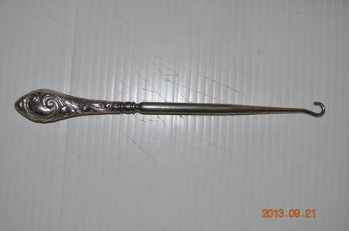 CRAZY START R1 !!!!.STERLING SILVER HALLMARKED CORSET HOOK