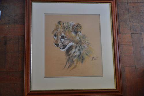 AMAZING MIXEDMEDIA OF WILD CATS BY J.HORWITZ