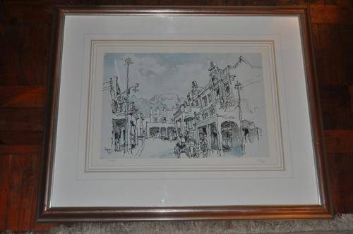 WOW!!! LITHOGRAPH BY GREGOIRE BOONZAIER,SIGNED,NUMBERED,PROOF STAMP