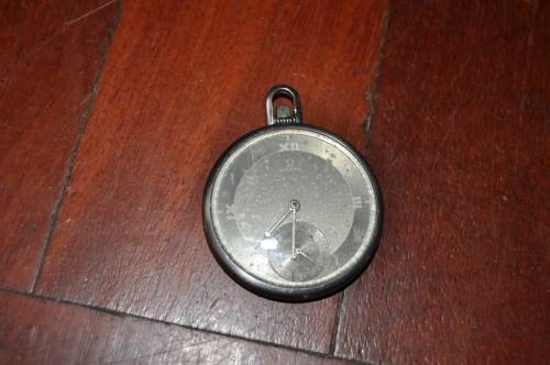 VINTAGE art deco OMEGA POCKET WATCH CIRCA 1940s in working order